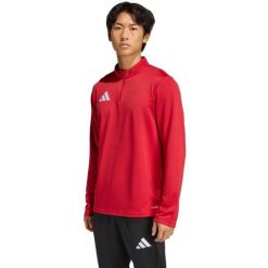 Bluza męska adidas Entrada 26 Training Top. Czerwone bluzy męskie Adidas, m, bez wzorów, z materiału, sportowe, bez ramiączek, bez kaptura. Za 121.99 zł.