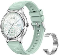 Smartwatch Colmi L28 Zielony (L28 Silver-green). Szare zegarki smartwatch Colmi, bez wzorów. Za 173.02 zł.