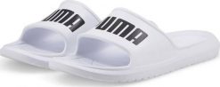 Puma Klapki męskie Divecat V2 Lite White-puma Black r. 40.5. Białe klapki męskie Puma, bez wzorów, bez zapięcia. Za 82.99 zł.