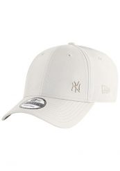 Czapka baseballowa 9forty New York Yankees Tonal. Białe czapki damskie New Era, bez wzorów, z materiału, eleganckie. Za 150.50 zł.