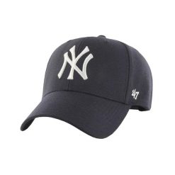Czapka z daszkiem dla dorosłych New York Yankees MVP Cap. Niebieskie czapki damskie 47 Brand, bez wzorów, sportowe. Za 99.99 zł.