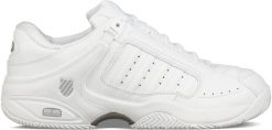 Tennis shoes for ladies K-SWISS DEFIER RS white/highrise EU39,5. Białe obuwie sportowe damskie K-SWISS, bez wzorów, bez zapięcia. Za 562.63 zł.
