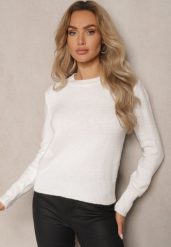 Jasnobeżowy Klasyczny Sweter Porttina. Brązowe swetry nierozpinane damskie Renee, m, bez wzorów, z jeansu, casualowe, bez kołnierzyka, bez ramiączek. Za 84.99 zł.