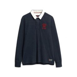Polo Superdry Vintage Athletic. Niebieskie koszulki sportowe męskie Superdry, m, bez wzorów, bez ramiączek. Za 284.00 zł.