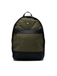 Tommy Hilfiger Plecak Th Blocked AM0AM12720 Khaki. Brązowe plecaki męskie Tommy Hilfiger, bez wzorów, z materiału. Za 699.99 zł.