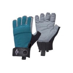 BLACK DIAMOND Rękawiczki damskie CRAG HALF-FINGER GLOVES-XS-Zielony. Zielone rękawiczki damskie Black Diamond, bez wzorów. Za 71.23 zł.
