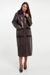 Płaszcz damski skórzany DIEGO M. Płaszcze damskie DIEGO M, m, bez wzorów, bez kołnierzyka, bez kaptura. Za 10,109.00 zł.