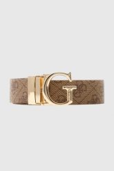 GUESS Beżowy pasek damski Calista H30, Rozmiar M. Brązowe paski damskie Guess, z aplikacjami. W wyprzedaży za 179.99 zł.