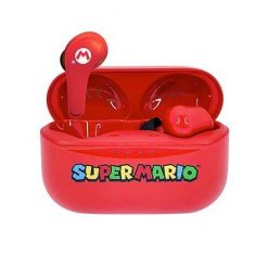 Słuchawki OTL Super Mario TWS Czerwone. Czerwone słuchawki bezprzewodowe OTL. Za 109.38 zł.