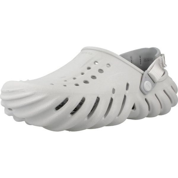 Tenisówki Crocs Model Echo Clog Kolor Szary. Szare trampki i tenisówki damskie Crocs, bez wzorów, z gumy, bez zapięcia. Za 421.00 zł.