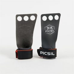 Skórki gimnastyczne do cross trainingu Picsil RX Grips z otworami. Brązowe rękawiczki damskie PICSIL, bez wzorów, ze skóry. Za 139.99 zł.