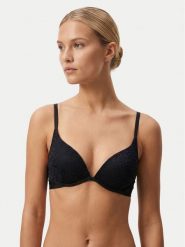 Tommy Hilfiger Biustonosz push-up UW0UW06347 Czarny. Czarne biustonosze Tommy Hilfiger, bez wzorów, z syntetyku. Za 229.99 zł.