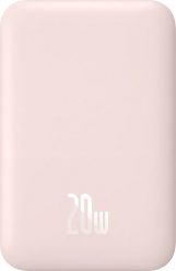 Powerbank Baseus Magnetic 20W 6000mAh Różowy. Czerwone powerbanki Baseus. Za 159.00 zł.