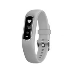 Smartband Garmin Vivosmart 4 srebrny z szarym paskiem. Szare smartbandy Garmin. Za 556.06 zł.