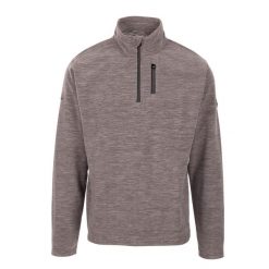 Męska Bluza Polarowa Farnworth AT100. Szare bluzy sportowe męskie Trespass, na zimę, l, bez wzorów, z polaru, bez kaptura, trekkingowe. Za 108.99 zł.