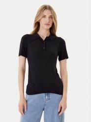 Calvin Klein Sweter LV044C341G Czarny Regular Fit. Czarne swetry nierozpinane damskie Calvin Klein, xl, bez wzorów, z wiskozy, bez kołnierzyka, bez ramiączek. Za 289.99 zł.
