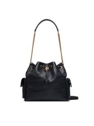Tory Burch Torebka Charlie 185831 Czarny. Czarne torebki do ręki damskie Tory Burch, bez wzorów, ze skóry, bez dodatków. Za 3,069.00 zł.