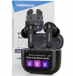 Słuchawki Wenom Sportowe Bluetooth 5.4 z ANC i etui powerbankiem PL. Słuchawki bezprzewodowe Wenom. Za 99.00 zł.