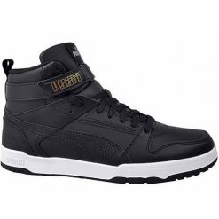 Buty do chodzenia męskie Puma Rbd Game. Czarne buty sportowe męskie Puma, bez wzorów, z gumy, za kostkę, bez zapięcia, trekkingowe. Za 415.00 zł.