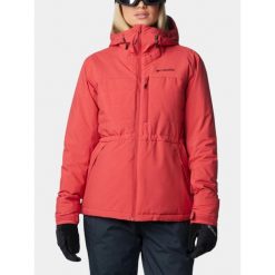 Kurtka Narciarska Damska Columbia Powdered Peak. Czarne kurtki sportowe damskie Columbia, na zimę, l, bez wzorów, bez ramiączek, bez kaptura, narciarskie. Za 889.00 zł.