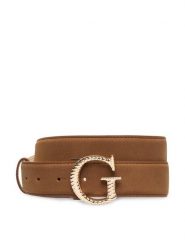 Guess Pasek BW9368 P6335 Brązowy. Brązowe paski damskie Guess, z aplikacjami, ze skóry. Za 234.99 zł.