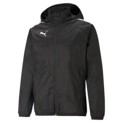 Puma teamLIGA All Weather kurtka. Czarne kurtki męskie Puma, l, bez wzorów, sportowe, bez kaptura. Za 235.00 zł.