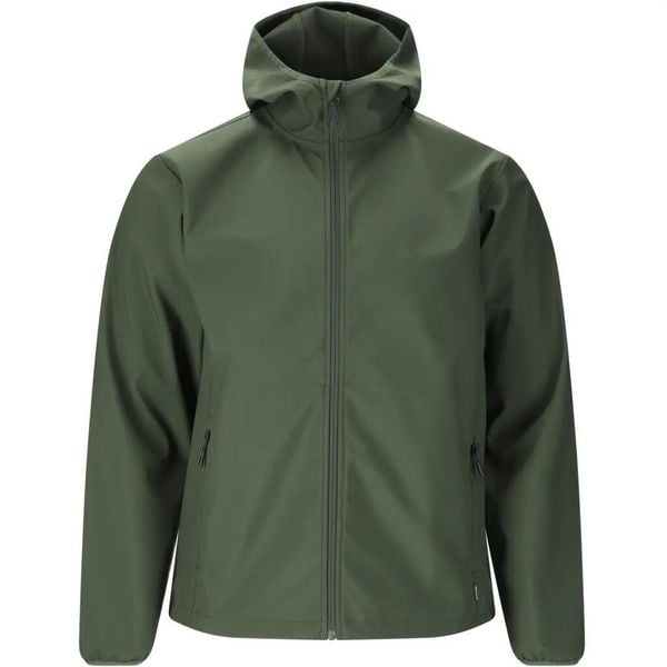 Kurtka softshell Whistler Luango. Zielone kurtki męskie Whistler, l, bez wzorów, z materiału, bez kaptura, trekkingowe. Za 304.00 zł.