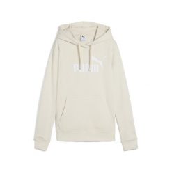Damska bluza z kapturem z logo No.1 ESS PUMA Alpine Snow White. Białe bluzy damskie Puma, m, bez wzorów, sportowe, bez ramiączek, z kapturem. W wyprzedaży za 114.00 zł.