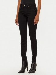 Versace Jeans Couture Jeansy 78HAB5J0 Czarny Slim Fit. Czarne jeansy damskie Versace Jeans Couture, bez wzorów, z bawełny. Za 489.99 zł.