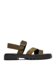 G-Star Raw Sandały CEO-WI34-23568-01 Khaki. Brązowe sandały damskie G-Star Raw, bez wzorów, ze skóry, bez obcasa, na płaskiej podeszwie, bez zapięcia. Za 259.99 zł.