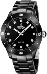 Zegarek damski Festina F20723-2 CYRKONIE czarny. Czarne zegarki damskie Festina. Za 869.00 zł.