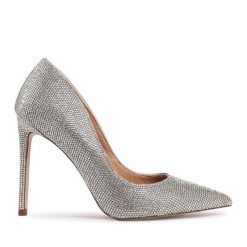Szpilki Steve Madden. Szare szpilki damskie Steve Madden, bez wzorów, bez obcasa, na szpilce, bez zapięcia. Za 349.99 zł.