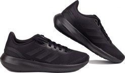 Adidas Buty damskie adidas Runfalcon 3 czarne HP7558 37 1/3. Czarne obuwie sportowe damskie Adidas, bez wzorów, bez zapięcia. Za 233.91 zł.
