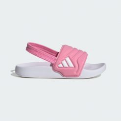 Klapki Adilette Estrap 2.0 Slides Children. Białe klapki męskie Adidas, bez wzorów, bez zapięcia. Za 109.00 zł.