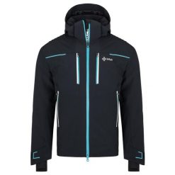 Męska kurtka narciarska Kilpi TEAM JACKET -M. Czarne kurtki sportowe męskie Kilpi, na zimę, m, bez wzorów, z nylonu, bez kaptura, narciarskie. Za 1,248.29 zł.