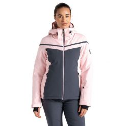 Damska Kurtka Narciarska Flurry. Czerwone kurtki sportowe damskie Dare 2B, xl, bez wzorów, z materiału, bez ramiączek, z kapturem, narciarskie. Za 223.99 zł.