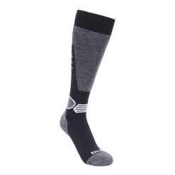 Skarpety Narciarskie Unisex Dla Dorosłych Anselm DLX. Czarne skarpetki damskie Trespass, bez wzorów, z elastanu. Za 77.99 zł.