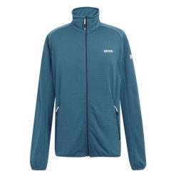 Kurtka Softshellowa Męska Lekka Highton Lite II. Niebieskie kurtki męskie Regatta, m, bez wzorów, z softshellu, bez kaptura, trekkingowe. Za 85.99 zł.
