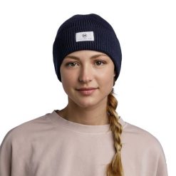 Czapka zimowa BUFF Thermonet® Underhelmet Breanie. Niebieskie czapki damskie Buff, na zimę, bez wzorów, z bawełny. Za 129.99 zł.
