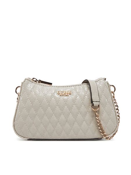 Guess Torebka HWGG96 26720 Écru. Listonoszki damskie Guess, z aplikacjami, ze skóry, bez dodatków. Za 269.99 zł.