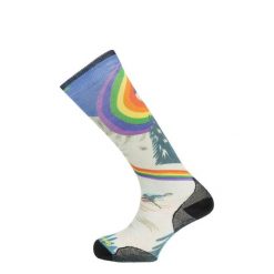 Skarpety narciarskie unisex Ski Zero Cushion Rainbow Trails Print. Niebieskie skarpetki damskie Smartwool, bez wzorów, z syntetyku. Za 139.99 zł.