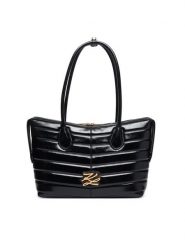 KARL LAGERFELD Torebka B3W30046 Czarny. Czarne listonoszki damskie KARL LAGERFELD, bez wzorów, ze skóry, bez dodatków. Za 999.99 zł.