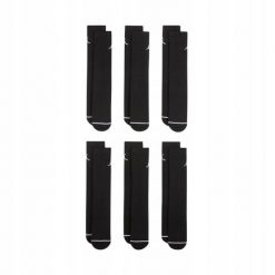 Skarpety Jordan Everyday Cushioned Crew 6 par czarne. Czarne skarpetki damskie Jordan, bez wzorów. Za 123.99 zł.