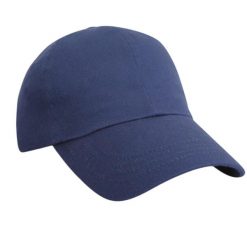 Bawełniana Czapka Z Daszkiem Drill Heavy. Niebieskie czapki damskie RESULT HEADWEAR, bez wzorów, z bawełny. Za 36.99 zł.