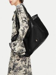 Badura Torebka WENN-01 Czarny. Czarne shopperki damskie Badura, bez wzorów, z materiału, bez dodatków. Za 229.99 zł.