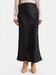 BOSS Spódnica maxi C_Vlace 50548389 Czarny Slim Fit. Czarne spódnice damskie Boss, bez wzorów, z syntetyku, maxi. Za 469.99 zł.