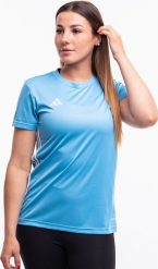 Adidas Koszulka damska adidas Tabela 23 Jersey błękitna IA9148 S. Niebieskie bluzki damskie Adidas, s, bez wzorów, z jersey, bez kołnierzyka, bez ramiączek. Za 70.83 zł.