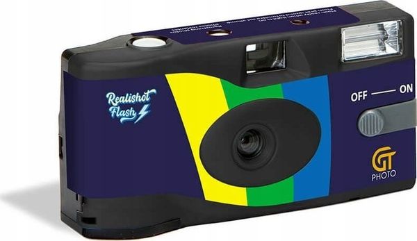 Aparat cyfrowy GT Photo Aparat Jednorazowy ISO 400 / 27 Zdjęć / FLASH / GT PHOTO. Aparaty kompaktowe GT Photo. Za 106.76 zł.