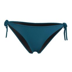 Dół kostiumu kąpielowego damski Decathlon Sandy Folk. Niebieskie bikini Decathlon, bez wzorów, z elastanu. Za 49.99 zł.