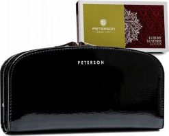 Peterson Duży portfel damski ze skóry naturalnej Peterson NoSize. Portfele damskie Peterson, ze skóry. Za 240.86 zł.